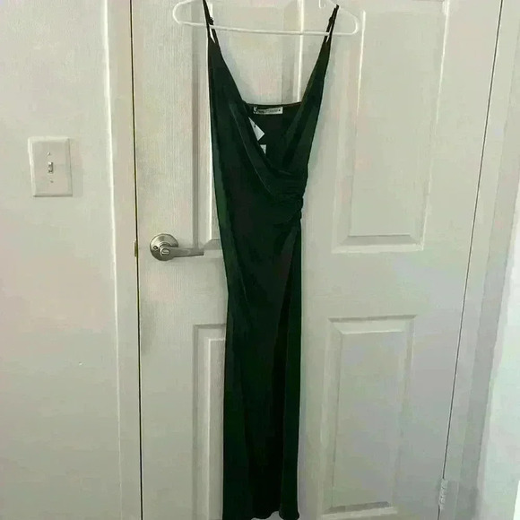 NWT Zara Draped Lingerie-Style Dress - Picture 2 of 7